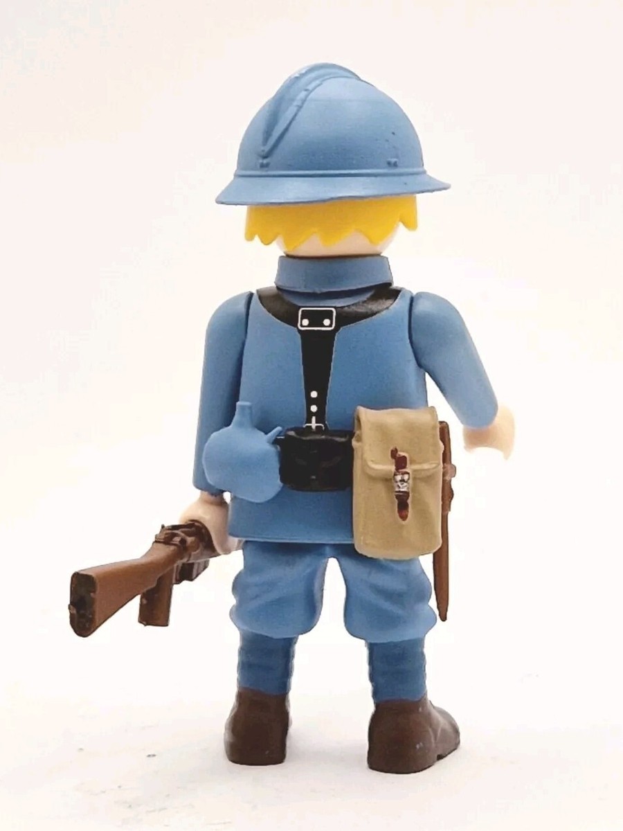 PLAYMOBIL CUSTOM WW1 SOLDIER FRENCH ARMY WWII RIFLE B | eBay