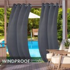 Outdoor Curtains for Garden Waterproof,Windproof,Blackout Thermal Insulated