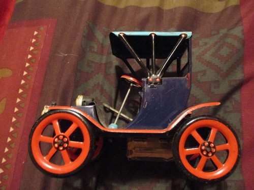 Vintage 1950s Trademark Modern Toys Tin Litho Lever Action Car Japan Excellent - Picture 2 of 8
