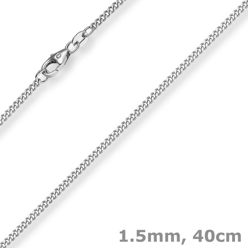 Collana in oro bianco con diamanti 0,15 carati - MINOU