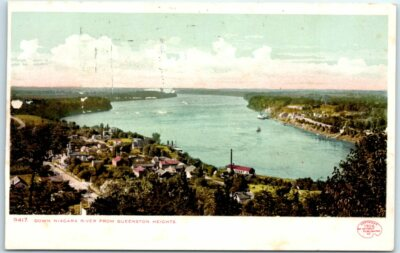 #ad #ad Postcard Down Niagara River From Queenston Heights Canada $3.46