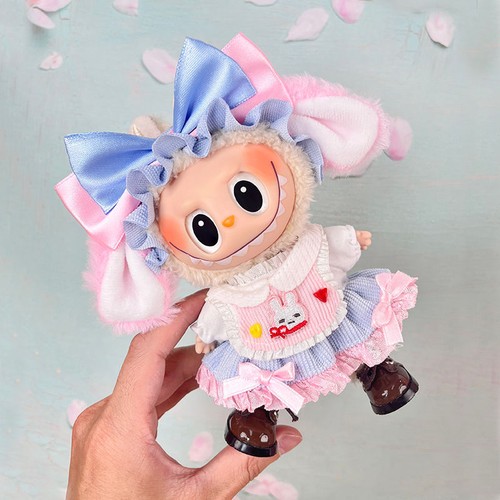 LABUBU Kleidung Die Monster Plüschpuppe Handarbeit Kleidung Set ohne Spielzeug - Bild 4 von 13