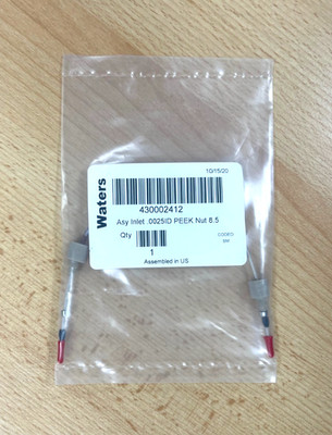 Waters 430002412 Schlauchbaugruppe 0,0025 ID, Peek Nut 8,5