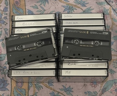 Lot Of 20 Gently Used TDK SA 90 Type II High Bias Cassette Tapes / As Blanks