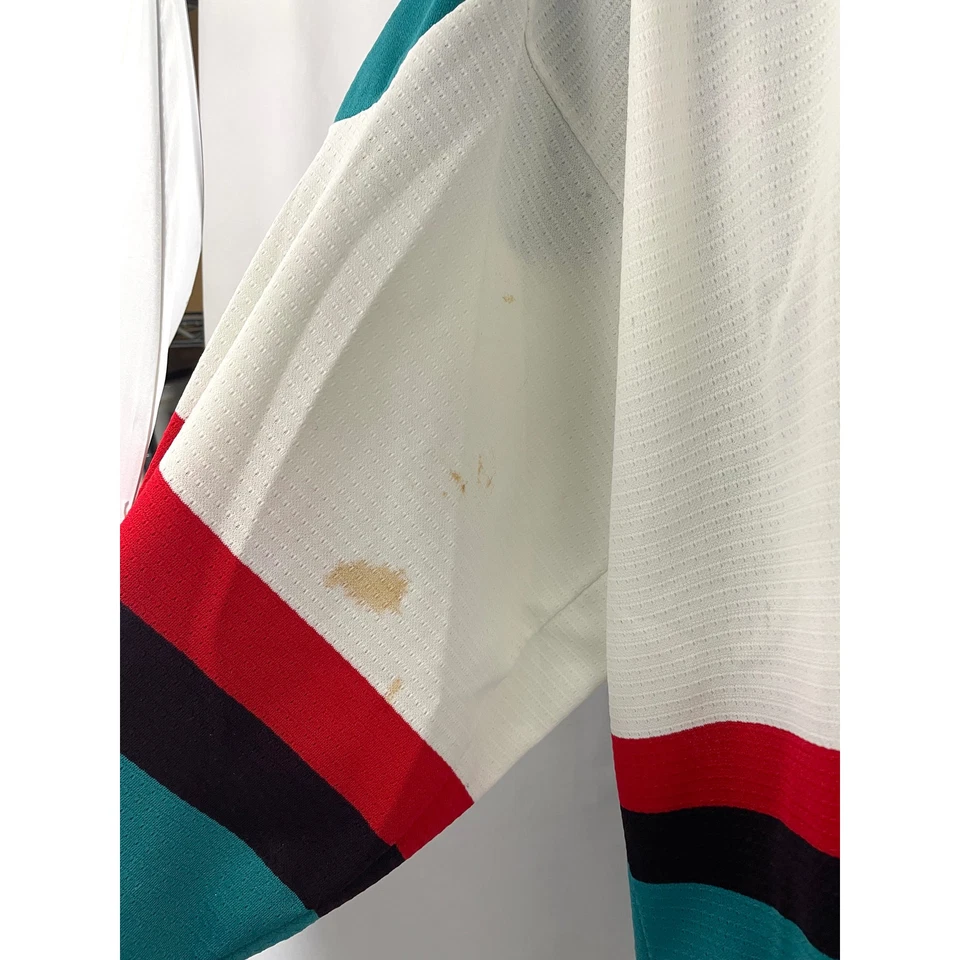 VTG Detroit Vipers Bauer Hockey Jersey IHL Large Men's H.W. Canada White - Image 3 of 4