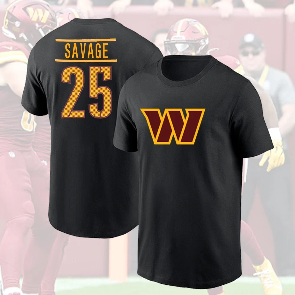 Darnell Savage #25 Washington 2025 Player Name & Number