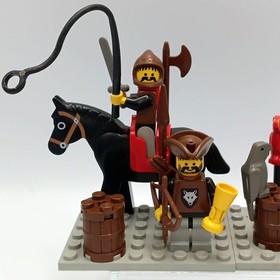 LEGO Castle Wolfpack Bandits 6038 Minifigure 3 Figures Parts Vintage 1993