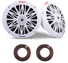 Pyle 6.5" Dual Marine Speakers 2 Way Waterproof Weather Resistant 200 Watt New