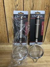 2 Pack Oneida 4” Metal Strainer Brand New