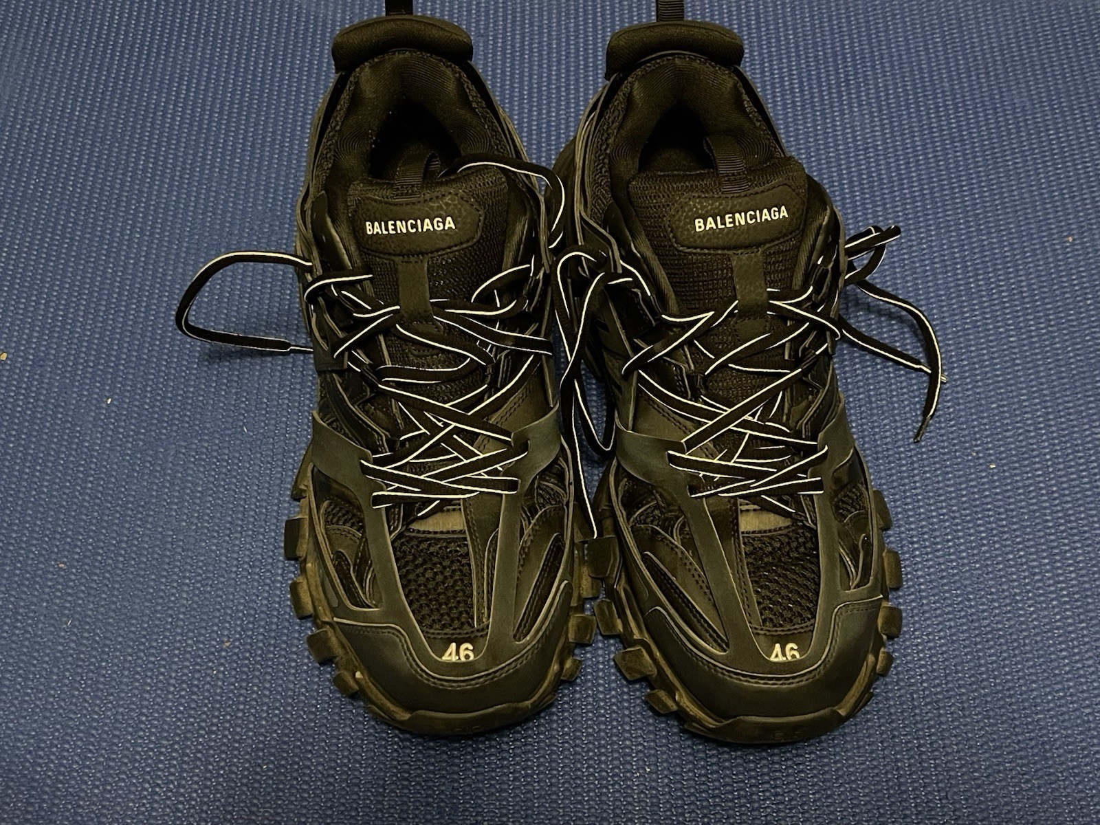 Balenciaga Track Runners, All Black Brand New. With Box laces, and Bag. thumbnail 3