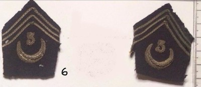 6 FRANKREICH - Paar Kragenbeine 5. ZUAVEN-REGIMENT