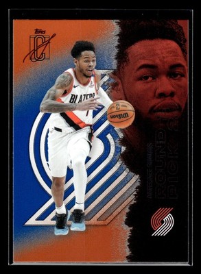 Anfernee Simons 2025-26 Topps Signature Class Blue & Orange #70 Blazers