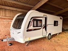 Coachman 565/4 2015 VIP touring  caravan with fixed twin beds 4 berth. Awning