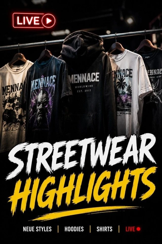 🔥 STREETWEAR HIGHLIGHTS 🔥Neue Styles • Hoodies • Shirts