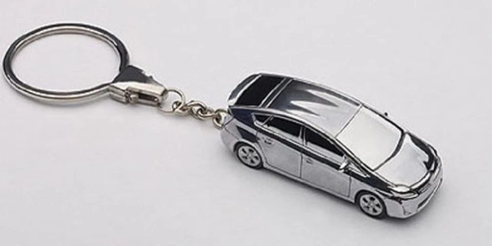 AUTOart 1/87 scale Toyota Prius key chain aluminum F/S w/Tracking# Japan New - Image 3 of 4
