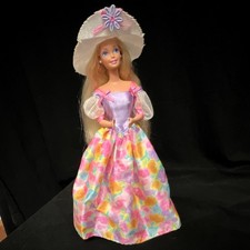 1996 Sweet Magnolia Barbie Doll Original Dress & Hat #15652 Mattel for Walmart