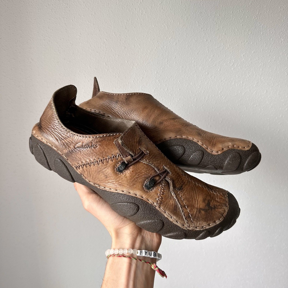 Vintage Clarks Momo Spirit 2 Slip On Sneakers Shoes Bikkembergs