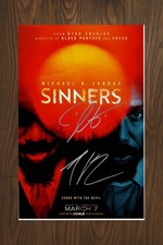 SINNERS Signed Movie Poster 11x17 with COA - Authentic Memorabilia