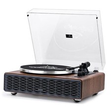 Adjustable Hi-Fi Bluetooth Turntable with Speakers for Vinyl Record Player