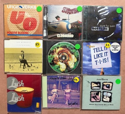 Indie Pop CD Lot of 9 pixies lush bardots morphine judybat urgeoverkill punk 90s