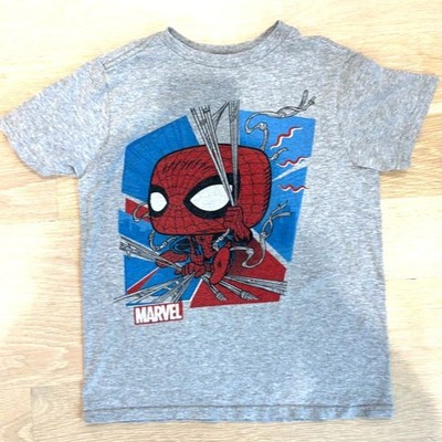   Official Funko Marvel Spider-Man Heather Gray Graphic Tee  