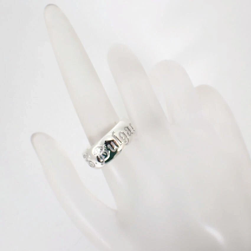 Anillo BVLGARI B.zero1 Plata Esterlina Cerámica Banda Talla 7-7.5 EE. UU. Auténtico Excelente Foto 4 de 4