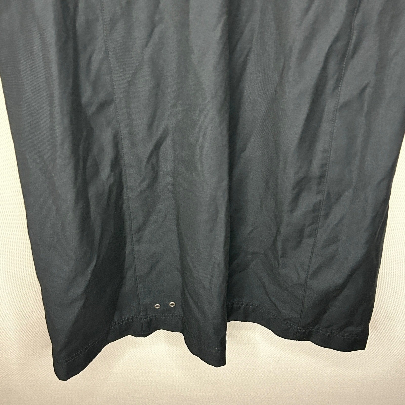Converse One Star Black Sleeveless Wool Blend Midi Dress Women 10 Skater Girl image 3