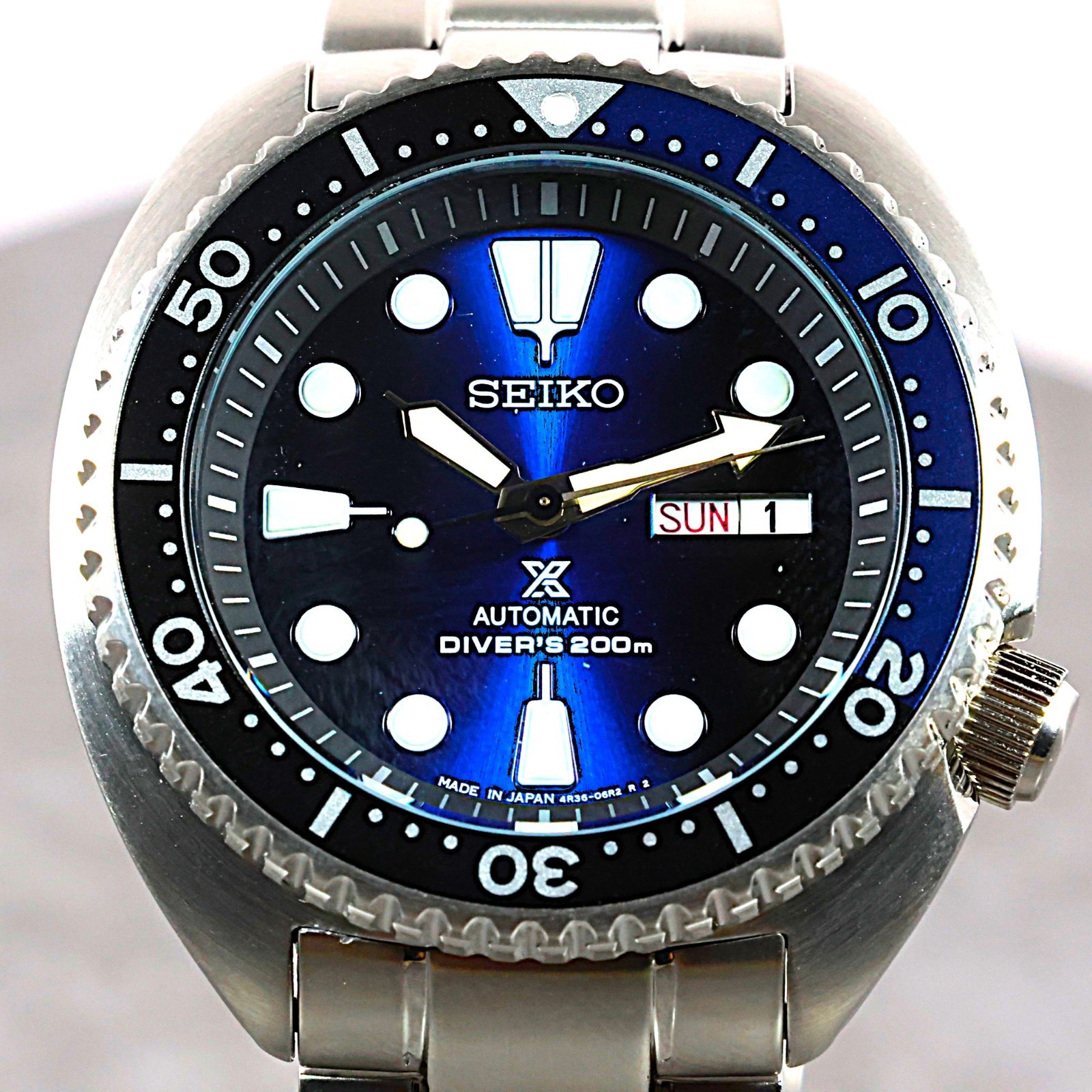 ⚫🔵🦇 Seiko Prospex Deep Blue Batman Turtle SRPC25J1 New Ships Free in USA 🦇🔵⚫