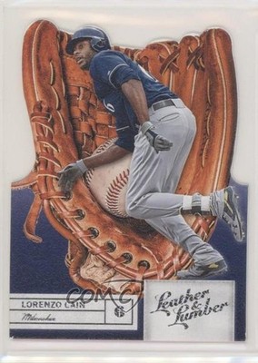 2019 Panini Leather & Lumber Gloves Die-Cut Lorenzo Cain #13 y0i