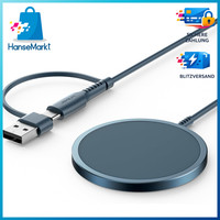 Induktive Ladestation Mag-Safe LadegeräT 15W Blau Wireless Charger