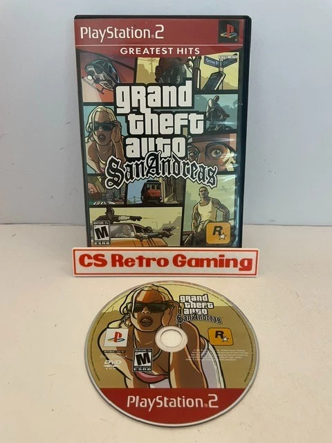 Grand Theft Auto San Andreas GH (PlayStation 2, PS2) No Manual Tested GC