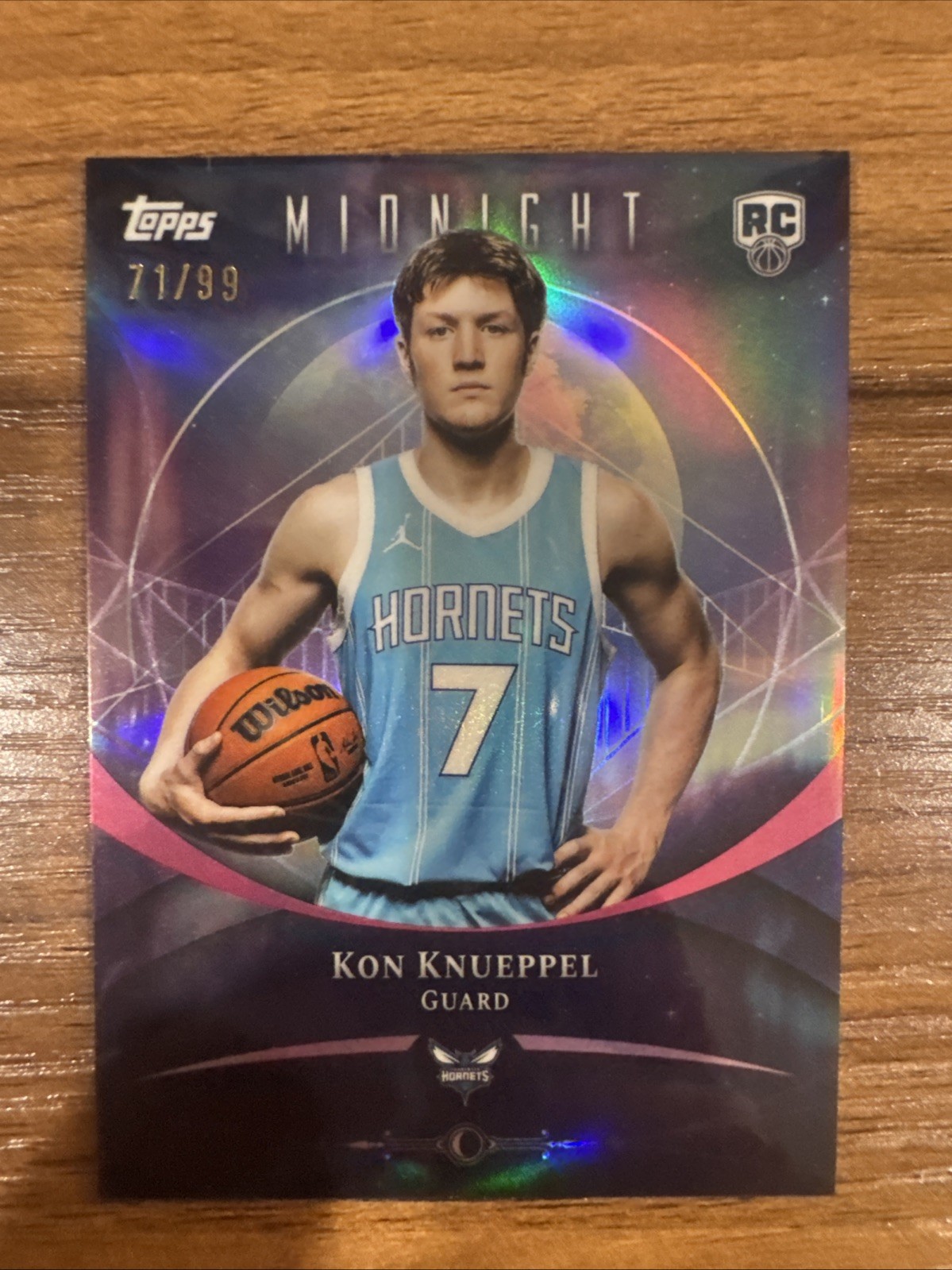 2025-26 Topps Midnight - Kon Knueppel #64 RC Rookie Twilight /99 Hornets