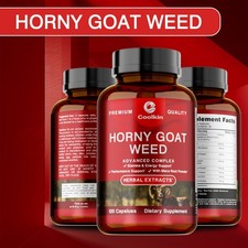 Horny Goat Weed - Maca,Tribulus,Testosterone Booster, Endurance, Men's Health