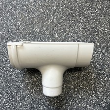 Marley ROD20 Deepflow Gutter Stop End Running Outlet In White