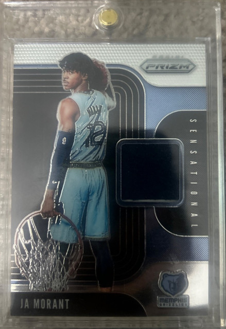 Ja Morant rookie patched Panini prism card!