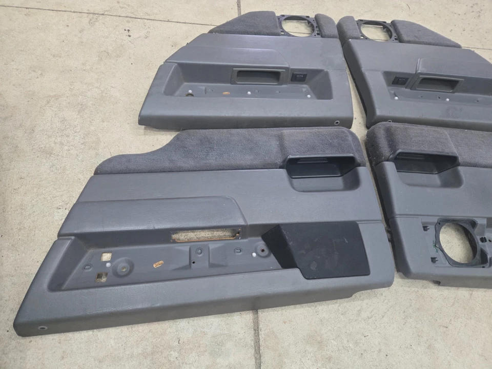PANELES DE PUERTA VOLVO 850 gris juego 4 tarjetas interiores panel embellecedor delantero trasero 93-97 OEM Foto 4 de 4