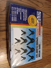 10 Pcs Nylon Spring Clamp Set. Hdc New Old Stock 