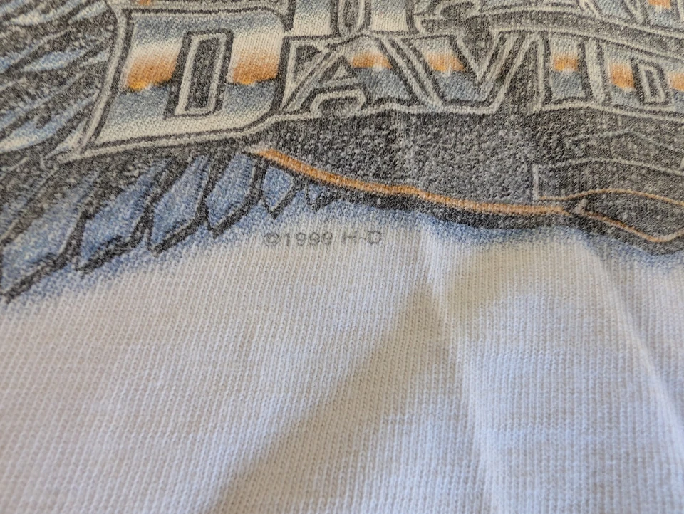 Camisa Harley Davidson Dick Farmer FL - Grande - Motocicleta Motociclista EE. UU. AÑOS 90 VINTAGE Foto 3 de 4