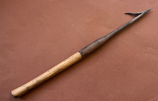 Alter Schiff Marine Haken Harpunen Spitze geschmiedet 65x5,5cm Werkzeug Maritim