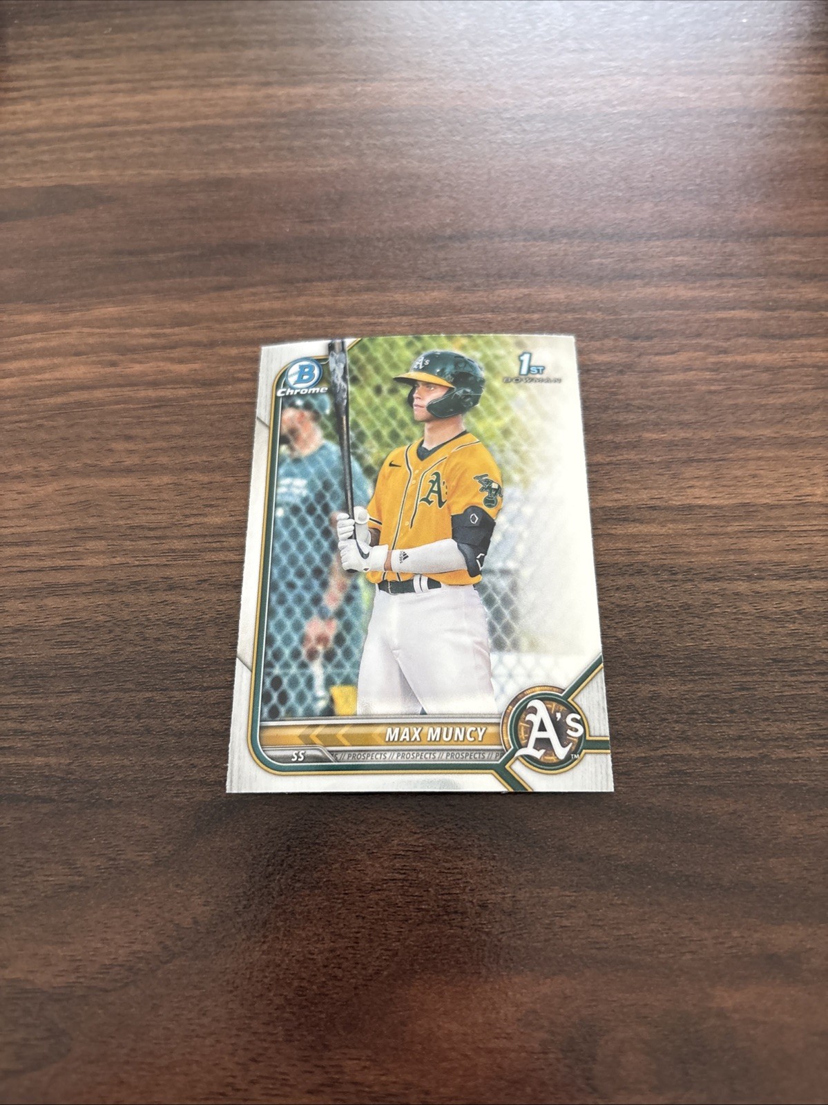 2022 BOWMAN CHROME PROSPECT OAKLAND ATHLETICS - MAX MUNCY #BCP-89 NM