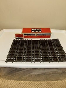 7 Lionel 48 Insulated Straight Super O Track w/ 61 and 62- Very Clean!