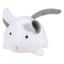 Greenbrier Mouse Plush Cat Toys with Bell, Color white
