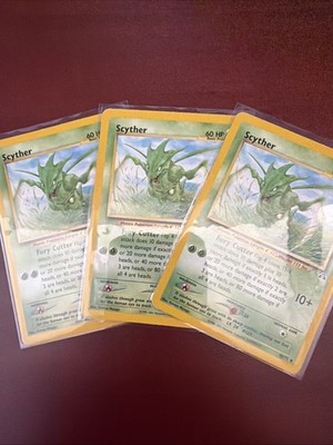 Scyther 46/75 Neo Discovery Regular TRIO (3 Copies)