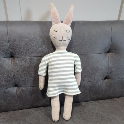 Bio-Baumwolle Hase Kaninchen Puppe Umweltfreundlich Baby Sicher Spielzeug 18'' Ostergeschenk