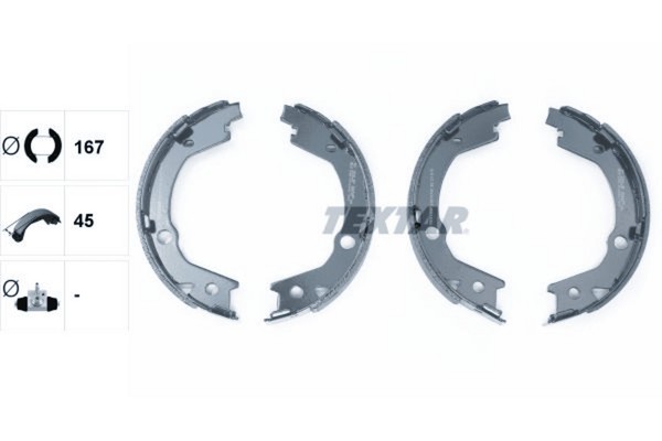 Bremsbackensatz Feststellbremse Hinterachse FüR Hyundai Kia Matrix Sonata Iv V-image