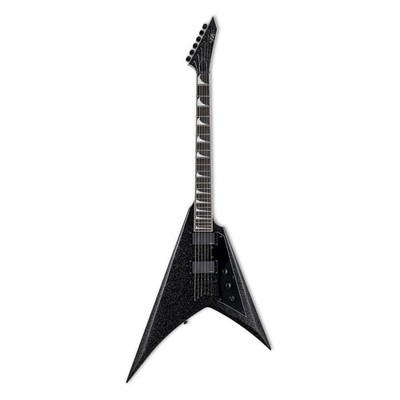 ESP LTD KH-V Kirk Hammett Signature Electric Guitar SHRED (Black Sparkle)