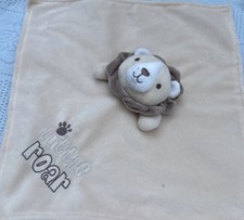 Baby Starters Little Roar Yellow Plush Lion Lovey Satin Back Security Blanket