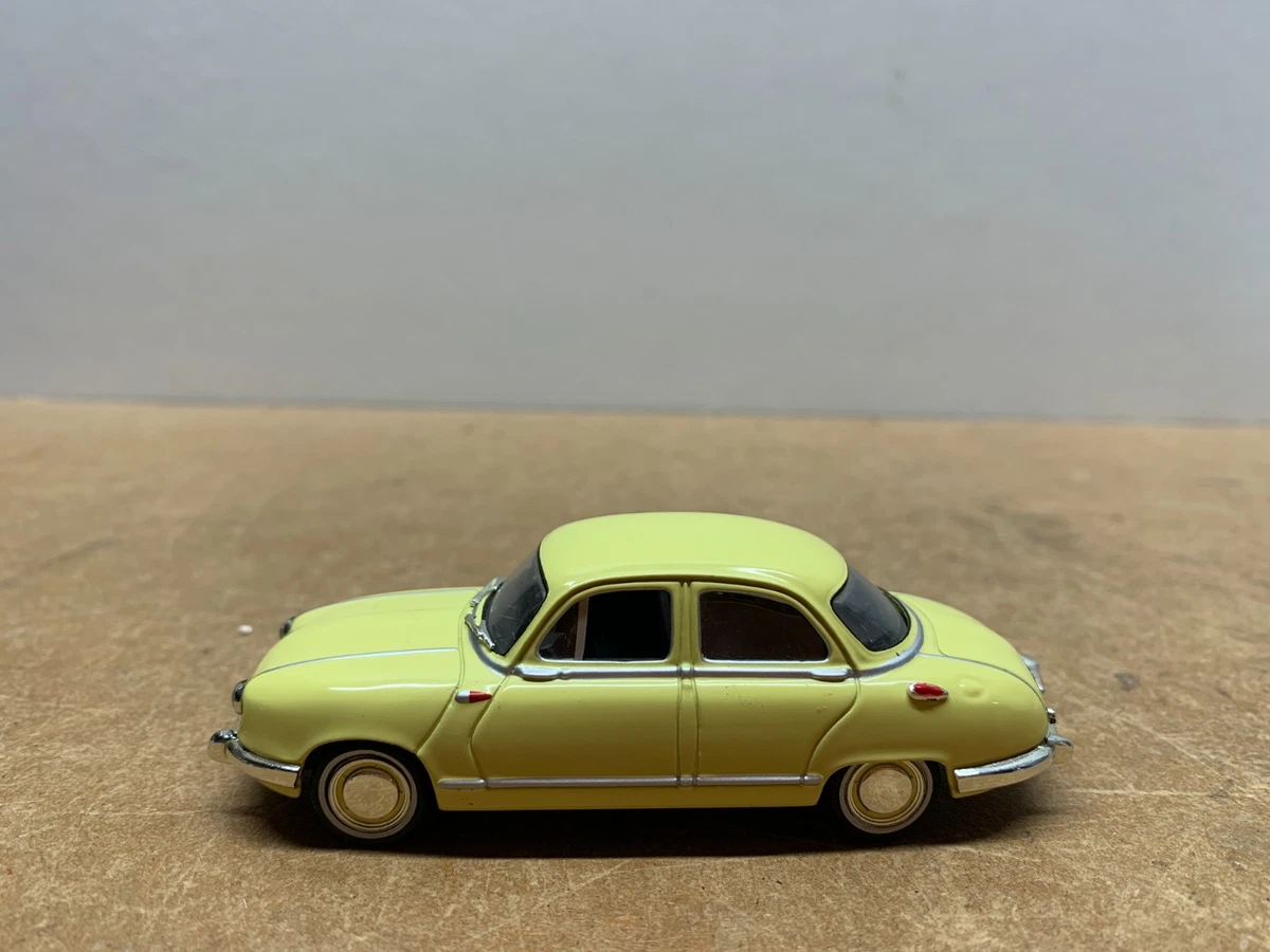 Tintin - Voiture minialuxe Panhard 17 décapotable + boite - chèque
