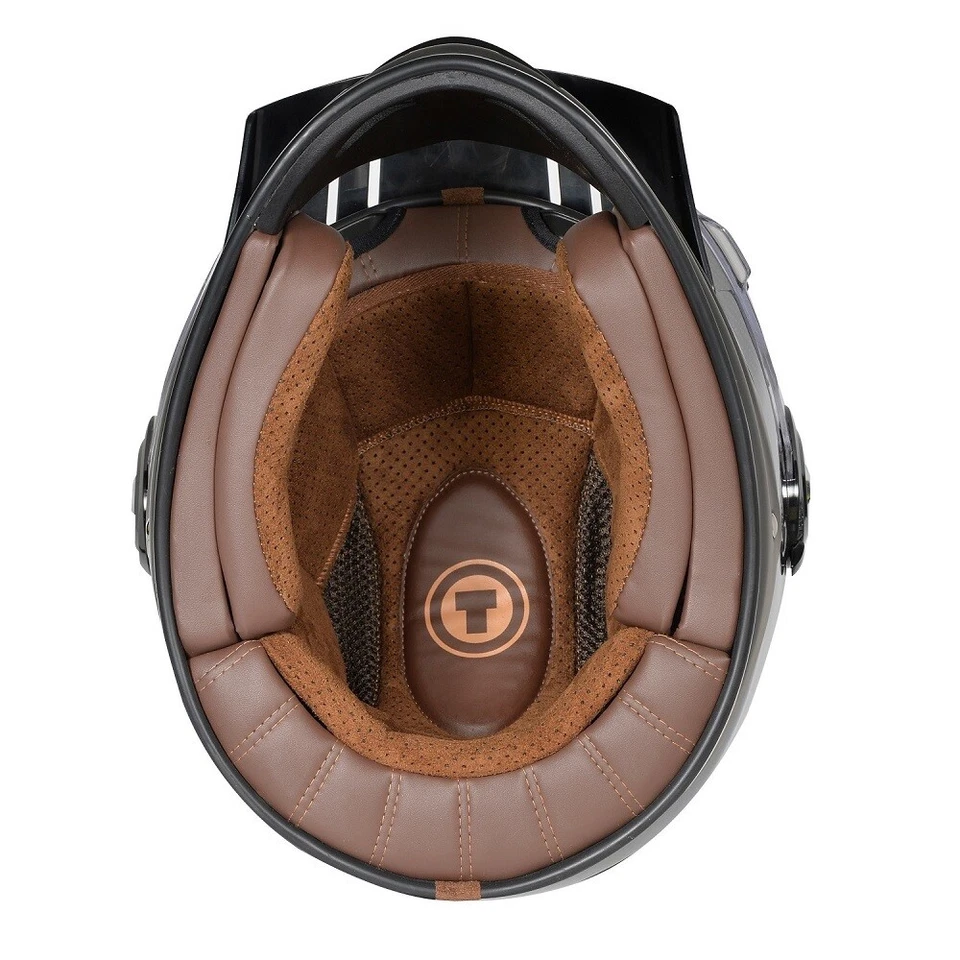 TORC T3 Retro Moto MX Full Face Motorcycle Helmet - DOT ECE 22.05 XS - 2XL - Image 2 of 2