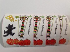 Suzy's Zoo sticker sheets: 4 Cat and mouse Halloween sheets item 9834 